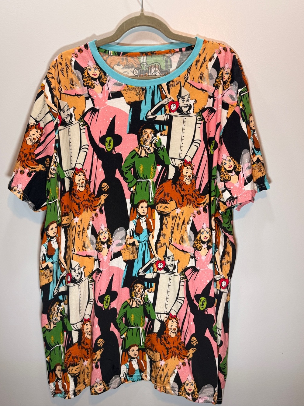 Cakeworthy Wizard of Oz AOP Graphic T-Shirt - Pink & Multicolor